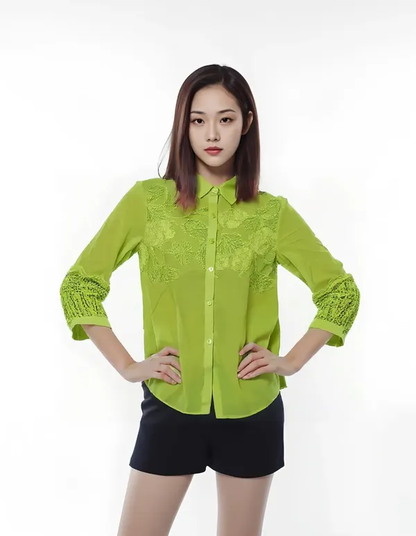 Women_S_Shirt_Parrot_Green