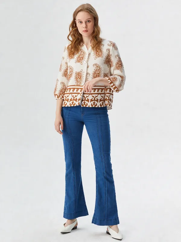 Women_S_Shirt_Cream_Brown