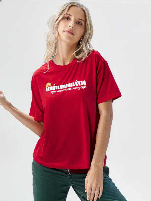 Puremist_Women_S_T_Shirt_Red