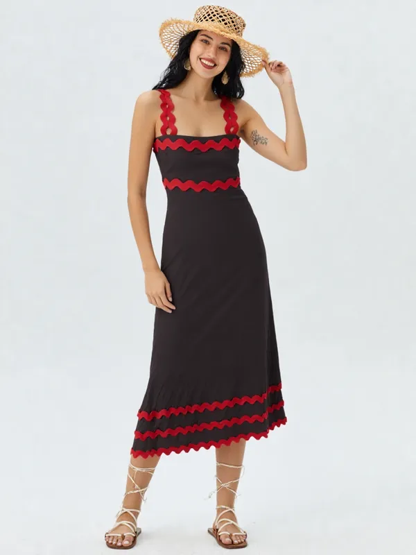Women_S_Wavy_Dreams_Summer_Midi_Frock_Black