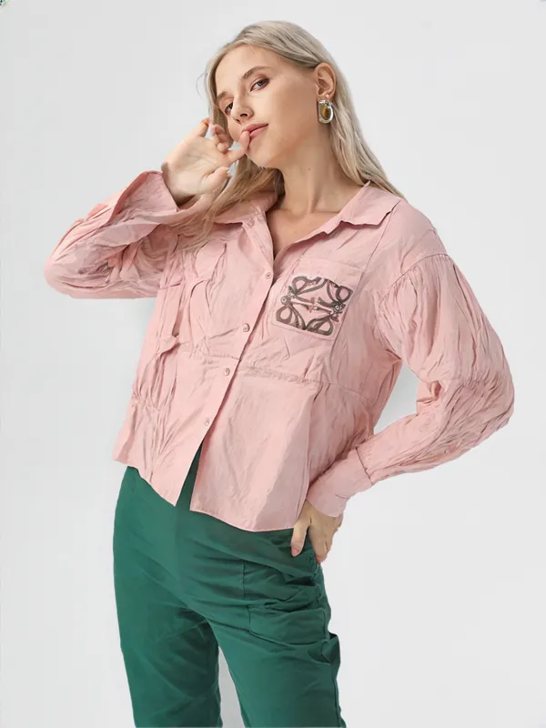 Women_S_Urban_Flow_Relaxed_Fit_Edition_Shirt_Peach