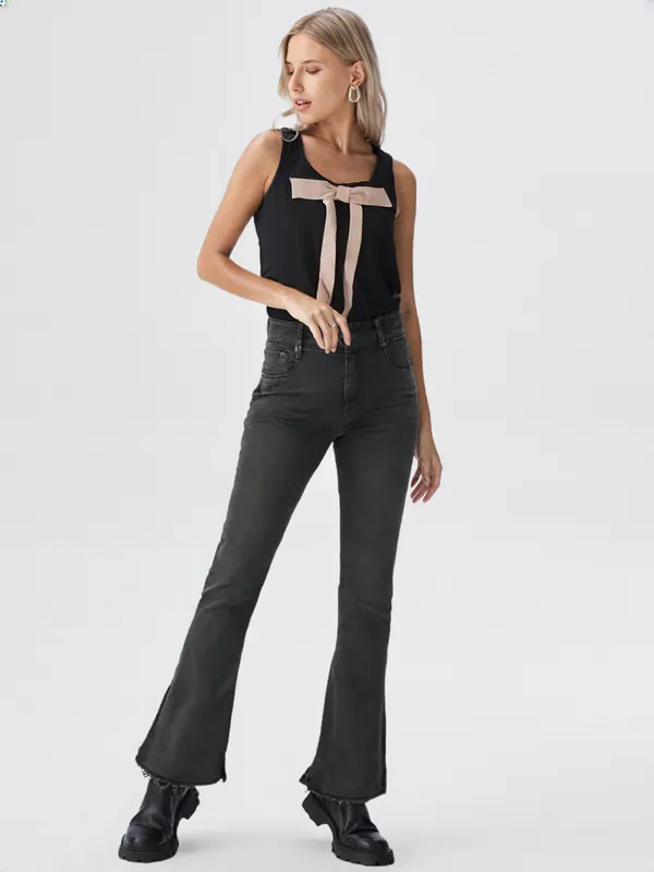 Women_S_Cute_Bow_Accent_Top_Sleeveless_Casual_Fit_Black