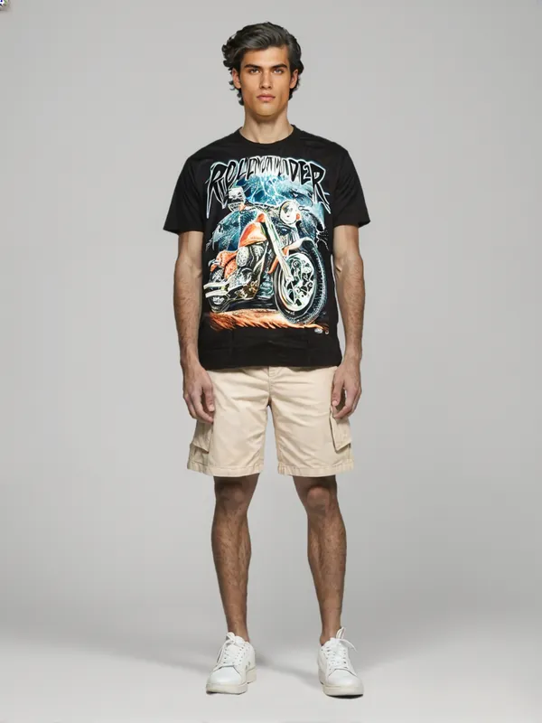 Men_Legendary_Rider_Vibes_Rolling_Thunder_Motorcycle_T_Shirt_Black