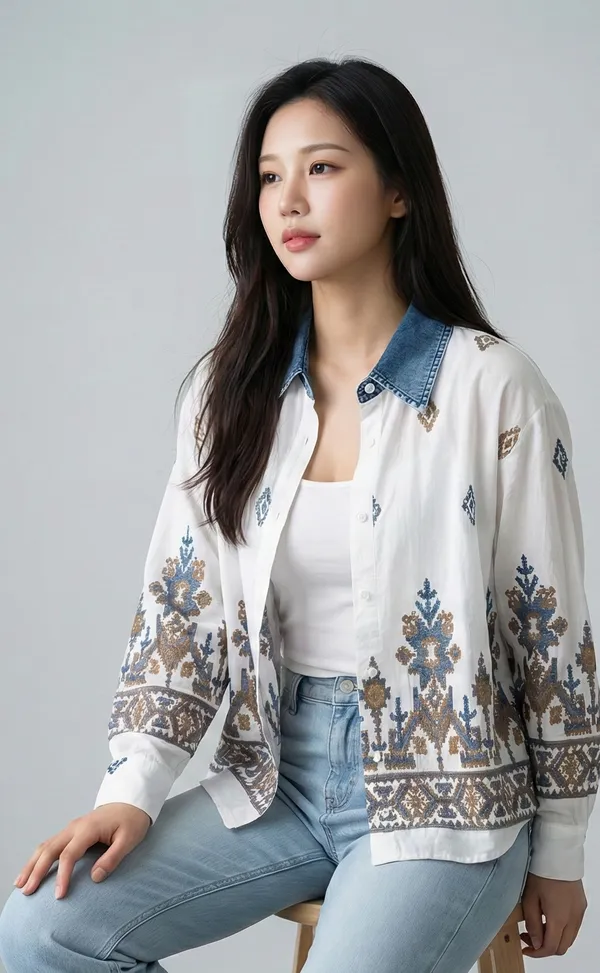 Mask_Women_S_Shirt_White_Blue