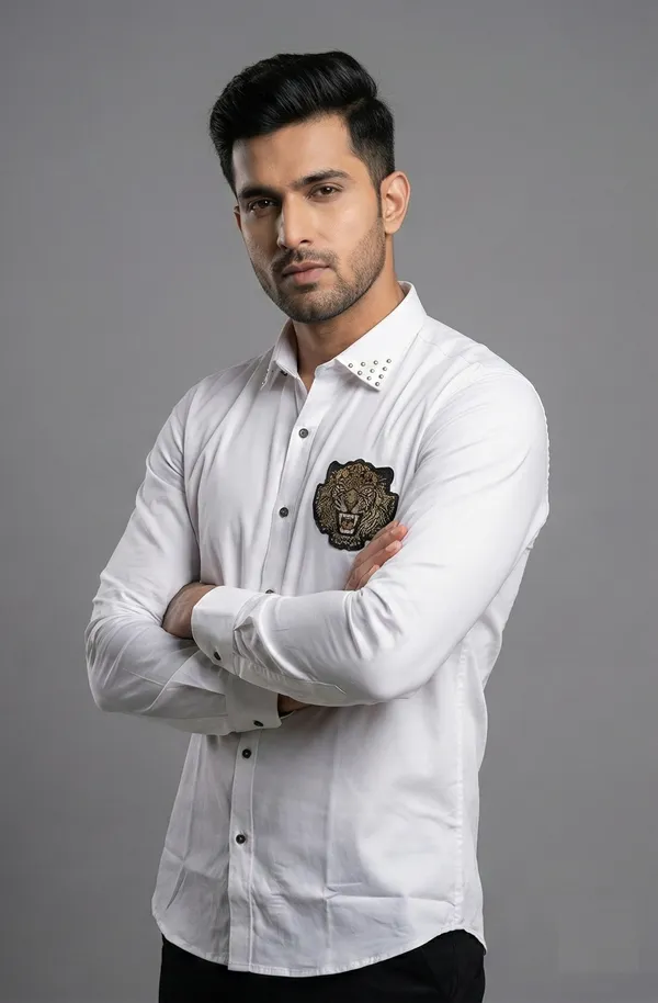 Manzon_Men_S_Shirt_White