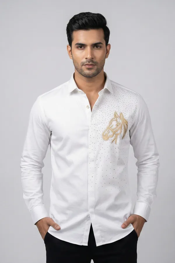 Manzon_Men_S_Shirt_White