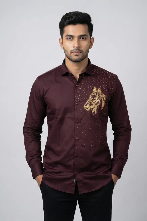 Manzon_Men_S_Shirt_Wine