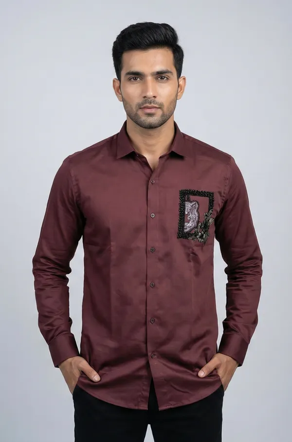 Manzon_Men_S_Shirt_Rust