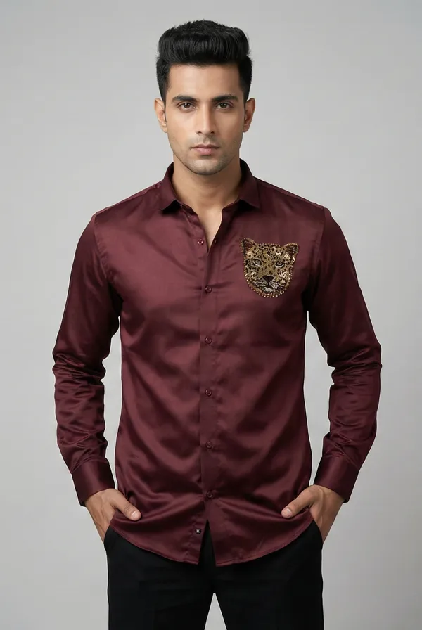 Manzon_Men_S_Shirt_Rust