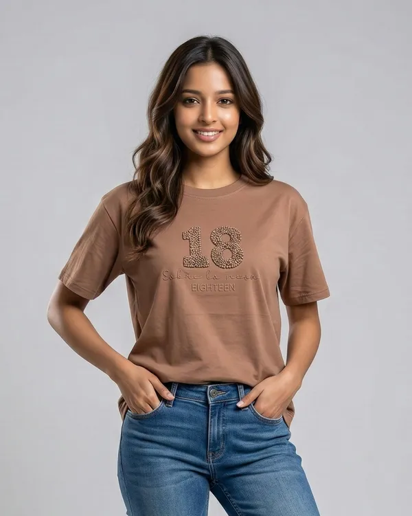 Mask_Women_S_T_Shirt_Brown