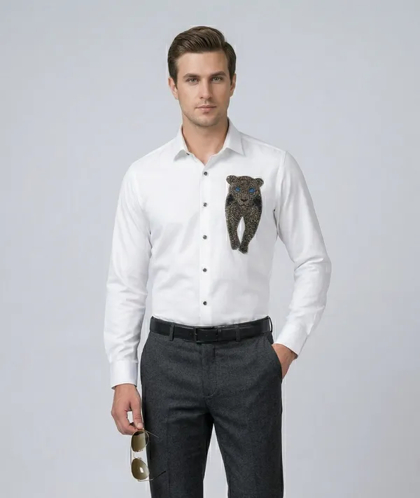 Manzon_Men_S_Shirt_White