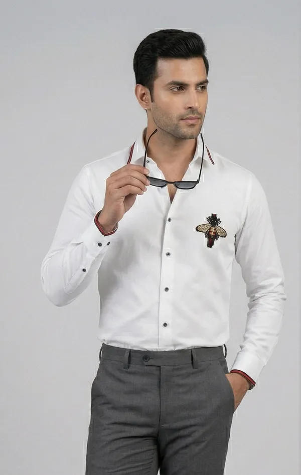 Manzon_Men_S_Shirt_White