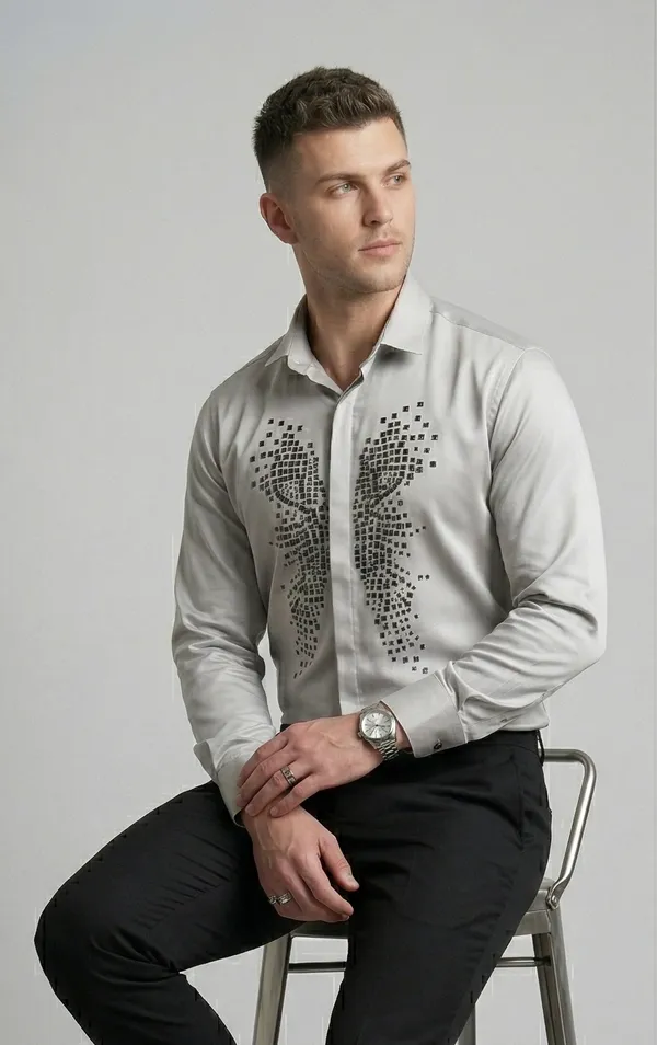 Manzon_Men_S_Shirt_Gray