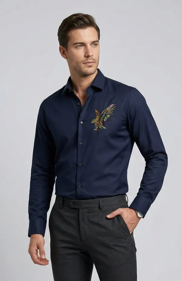 Manzon_Men_S_Shirt_N_Blue