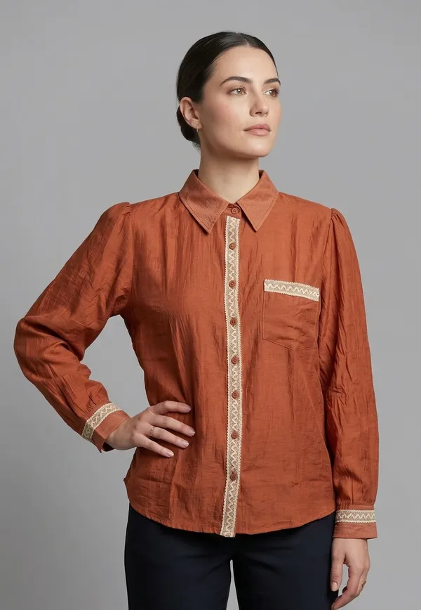 Mask_Women_S_Shirt_Rust