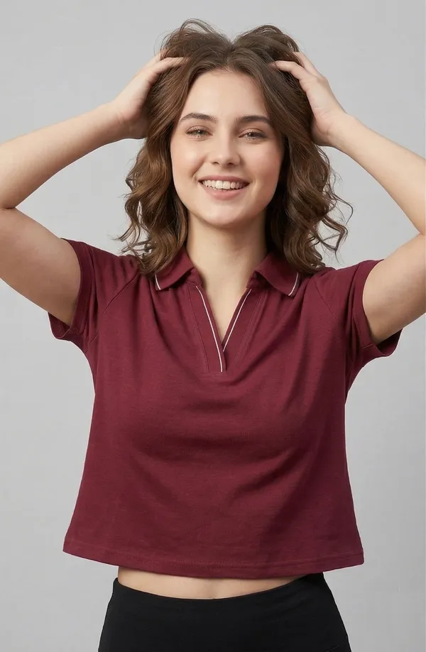 Mask_Women_S_T_Shirt_Maroon