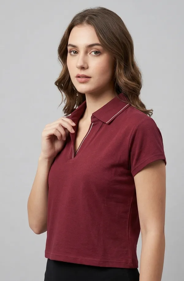 Mask_Women_S_T_Shirt_Maroon