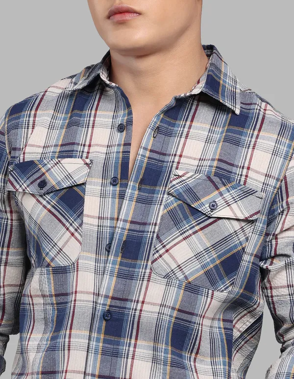 Rookies_Blue_Full_Sleeve_Check_Shirt_Blue