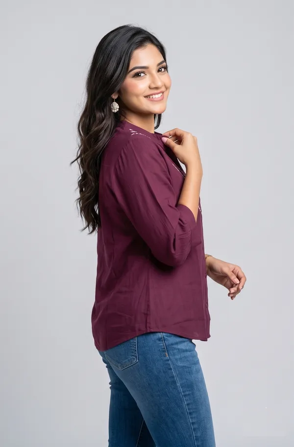 Mask_Women_S_Shirt_Magenta