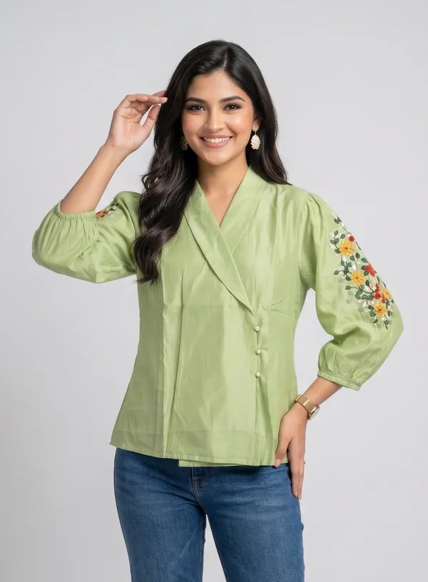 Mask_Women_S_Top_Parrot_Green
