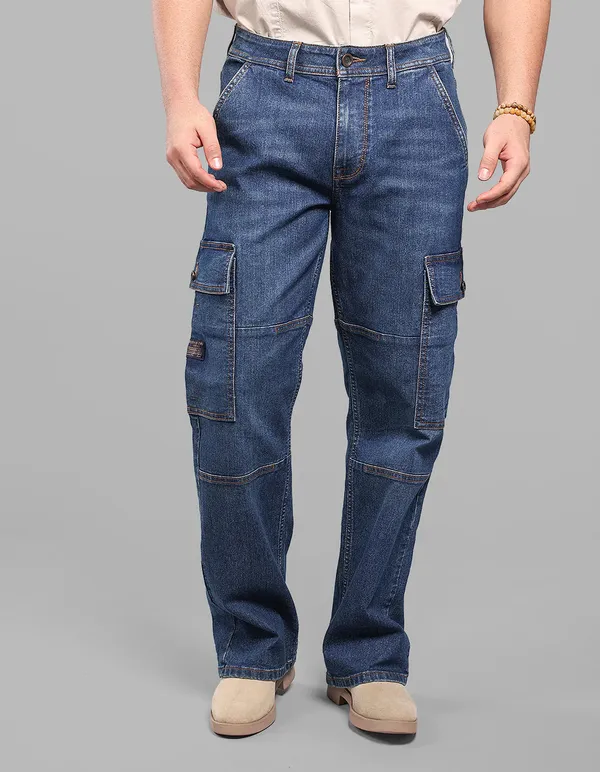 Rookies_Dark_Blue_Loose_Fit_Denim_Cargo_Dk_Blue