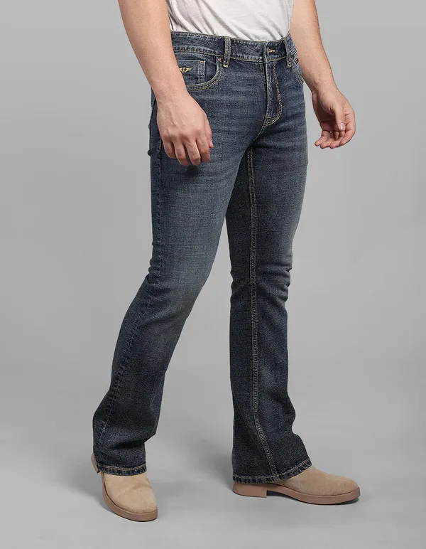 Rookies_Med_Blue_Mid_Rise_Loose_Boot_Leg_Stretch_Jeans_Med_Blue