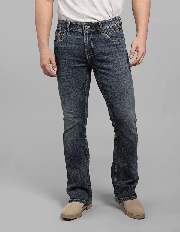 Rookies_Med_Blue_Mid_Rise_Loose_Boot_Leg_Stretch_Jeans_Med_Blue