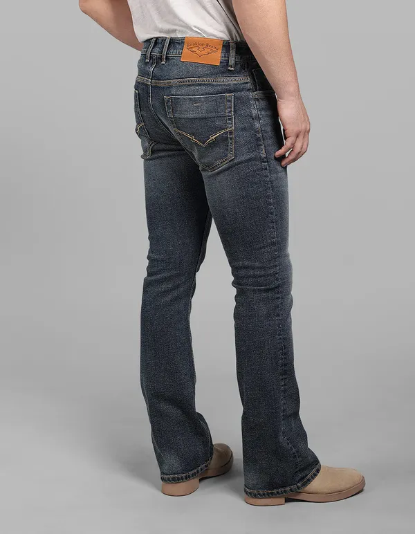 Rookies_Med_Blue_Mid_Rise_Loose_Boot_Leg_Stretch_Jeans_Med_Blue
