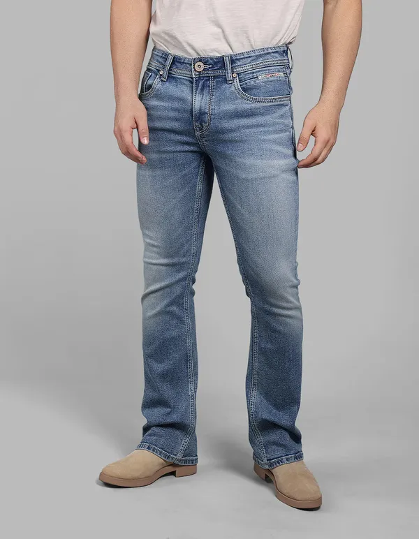 Rookies_Med_Blue_Mid_Rise_Loose_Boot_Leg_Stretch_Jeans_Med_Blue