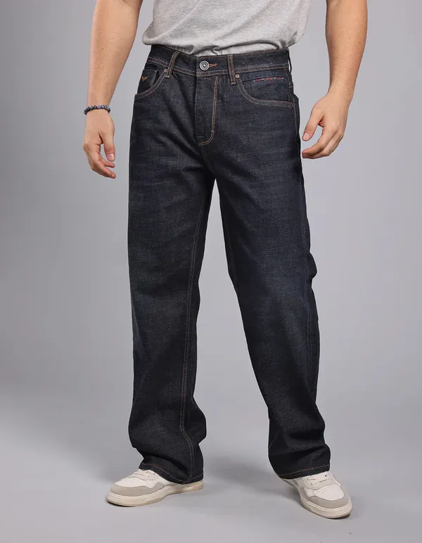 Rookies_Dark_Blue_Midrise_Loose_Fit_Stretch_Jeans_Dk_Blue