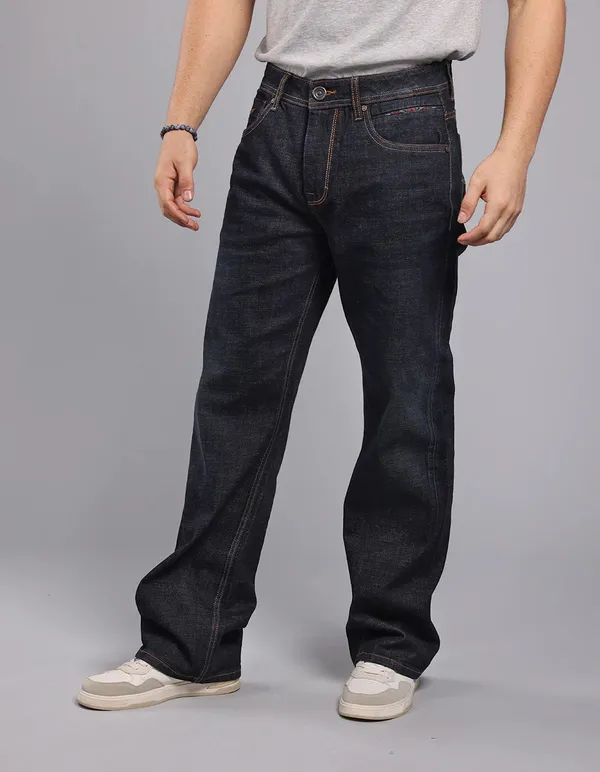 Rookies_Dark_Blue_Midrise_Loose_Fit_Stretch_Jeans_Dk_Blue