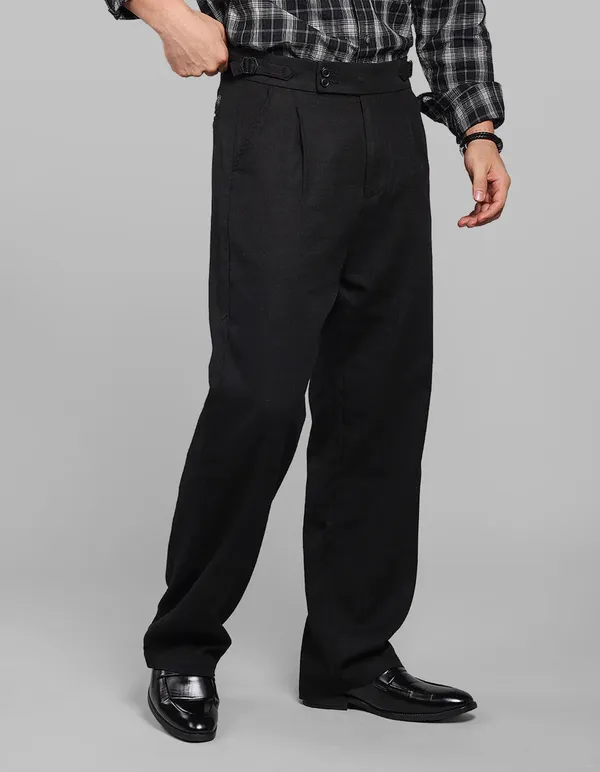 Rookies_Pleated_Korean_Fit_Cotton_Pants_Black