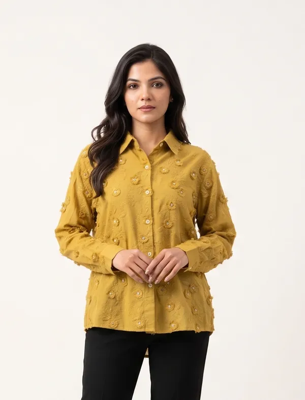 Mask_Women_S_Shirt_Mustard