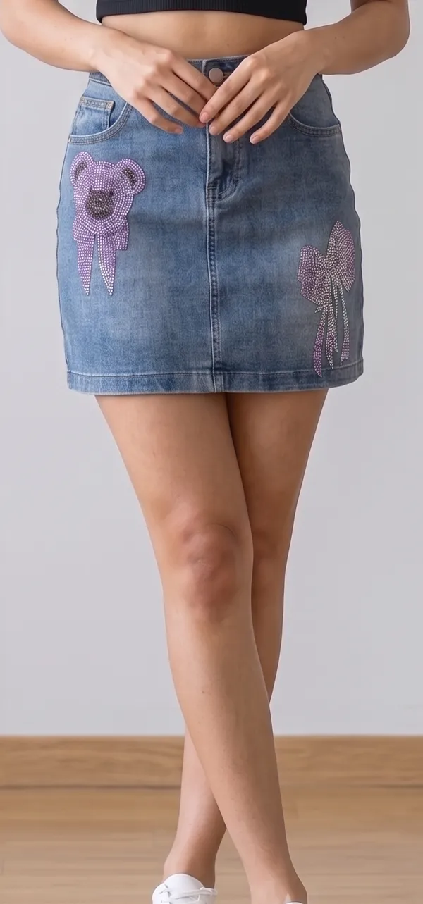 Mask_Women_S_Skirt_Blue