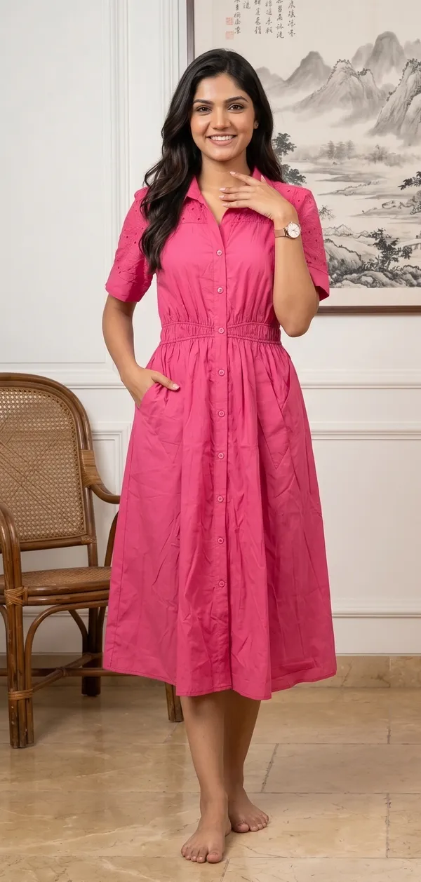 Mask_Women_S_Tunic_Hot_Pink