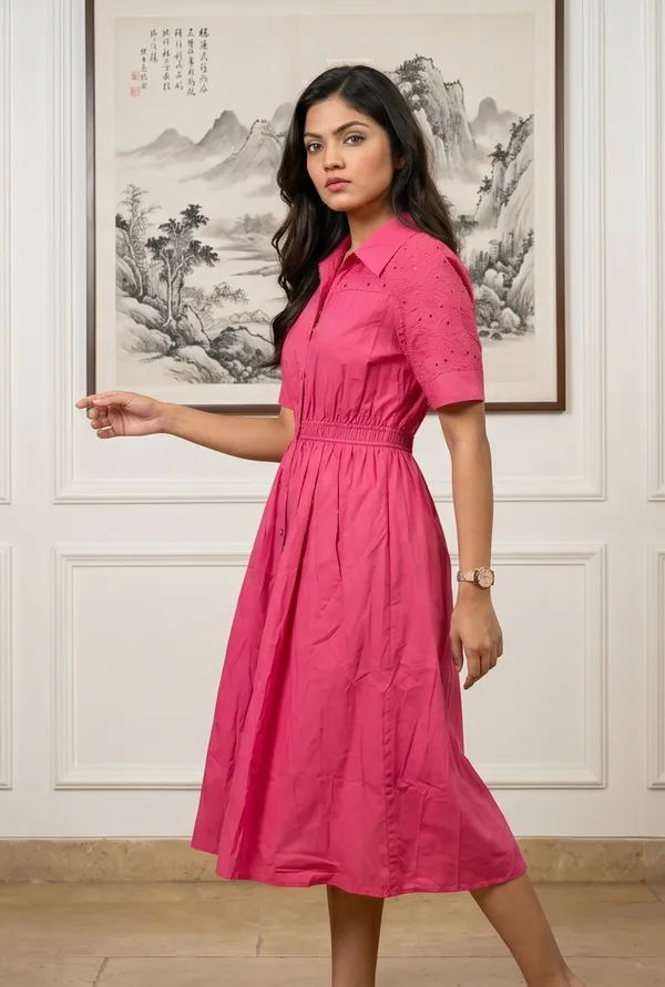 Mask_Women_S_Tunic_Hot_Pink