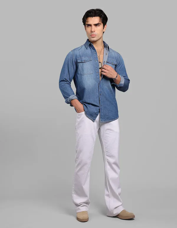 Rookies_White_Mid_Rise_Loose_Boot_Leg_Stretch_Jeans_White