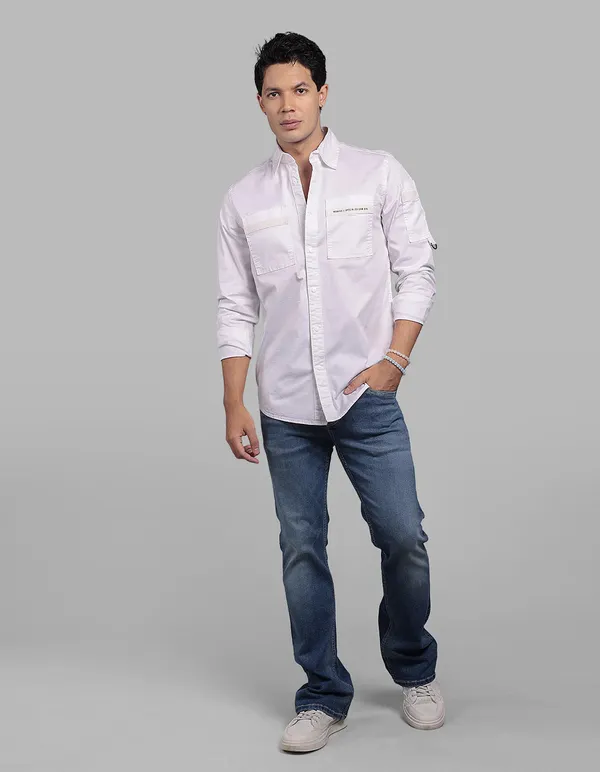 Rookies_Optic_White_Full_Sleeve_Stretch_Cargo_Shirt_Optic_White