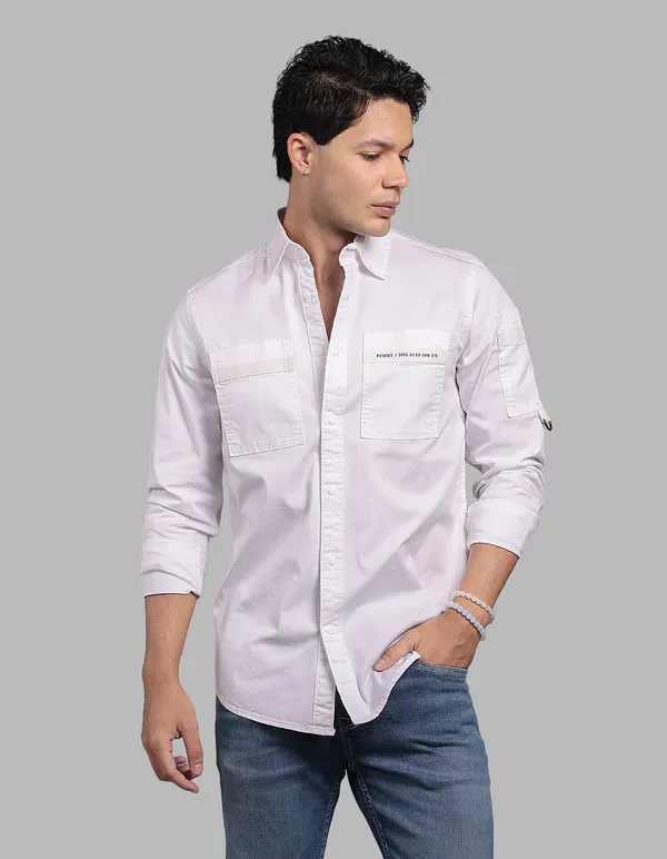 Rookies_Optic_White_Full_Sleeve_Stretch_Cargo_Shirt_Optic_White