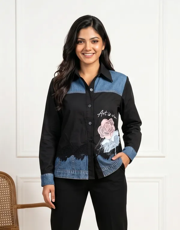 Mask_Women_S_Shirt_Black