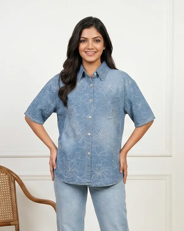 Mask_Women_S_Shirt_Blue