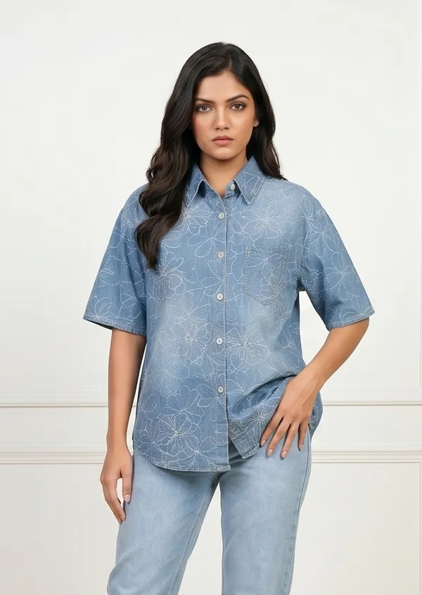 Mask_Women_S_Shirt_Blue