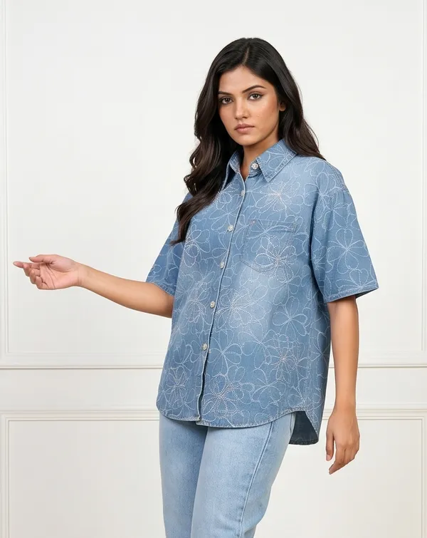 Mask_Women_S_Shirt_Blue