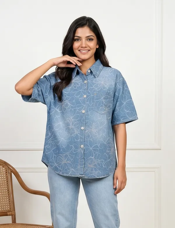 Mask_Women_S_Shirt_Blue