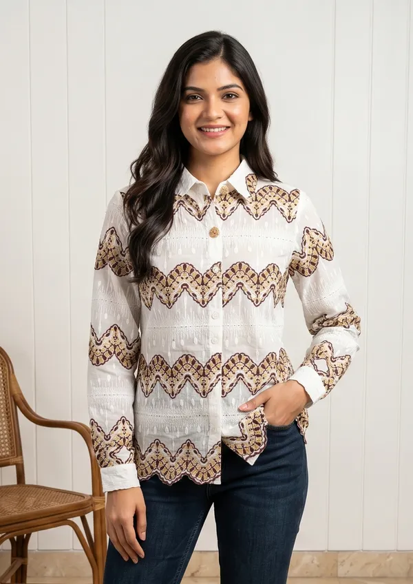 Mask_Women_S_Shirt_White_Brown