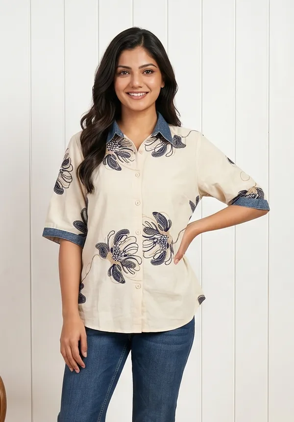 Mask_Women_S_Shirt_Cream_Blue