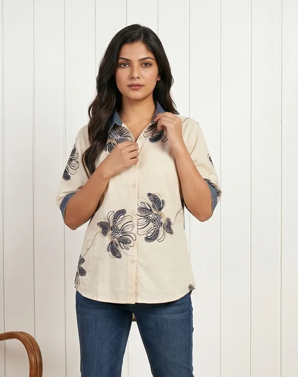 Mask_Women_S_Shirt_Cream_Blue