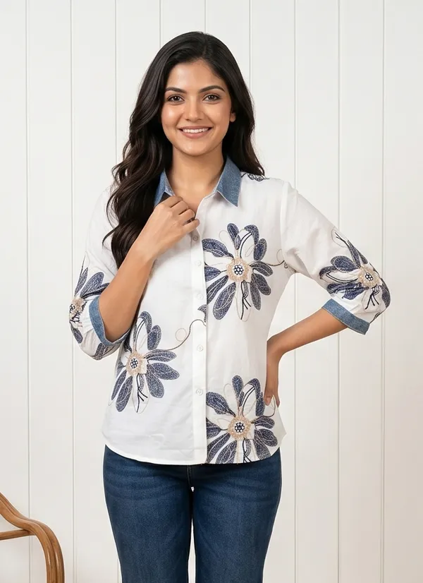 Mask_Women_S_Shirt_White_Blue