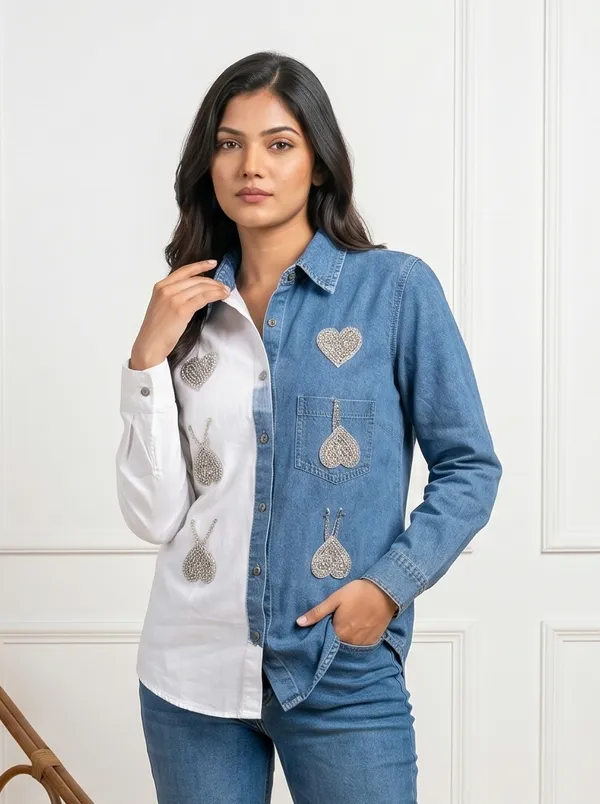 Mask_Women_S_Shirt_Blue_White