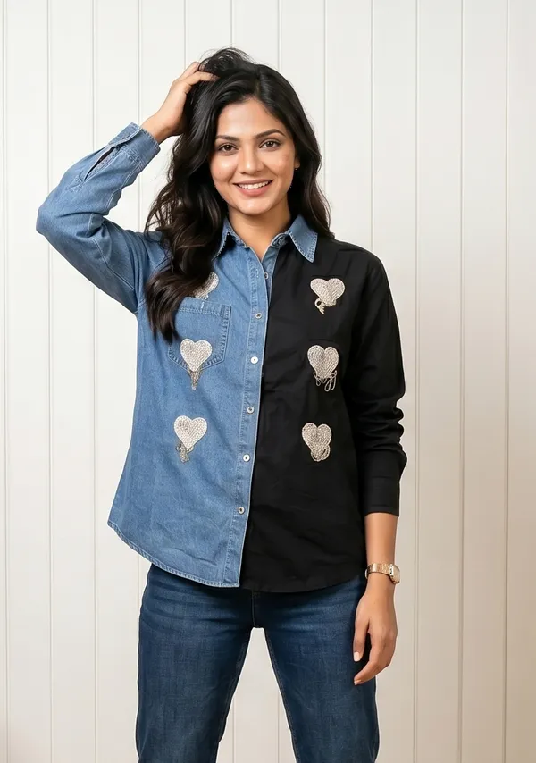 Mask_Women_S_Shirt_Blue_Black